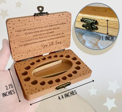 20 Moments of Tooth Keepsake Box for Kids