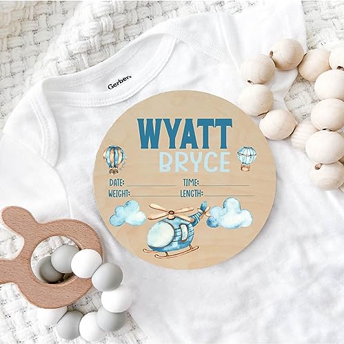 Personalized Birth Stat Sign for Baby Boy