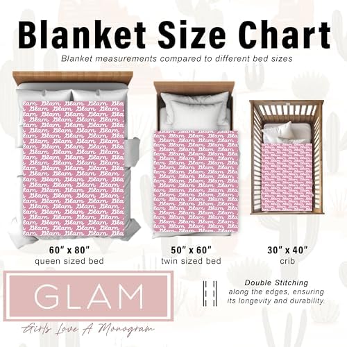 Personalized Baby Blanket with Name - Soft Cozy