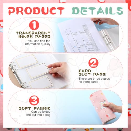 Marspark Pink Bear Baby Document Organizer