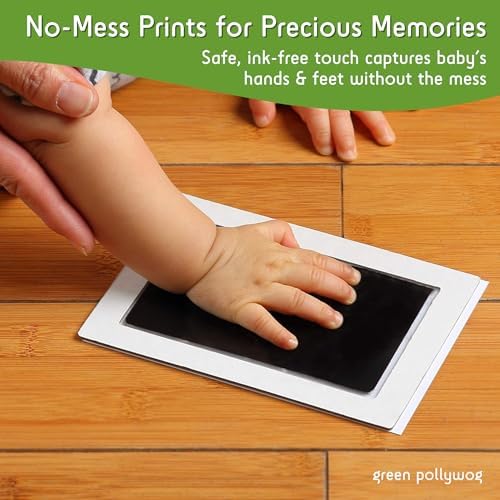 Green Pollywog Inkless Pad for Baby Dog Prints