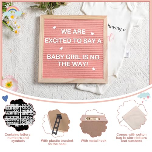 Canlierr 9 Pcs Pregnancy Announcement Set 1
