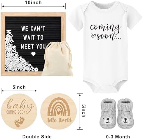 Blinking Stars Pregnancy Announcement Set 1