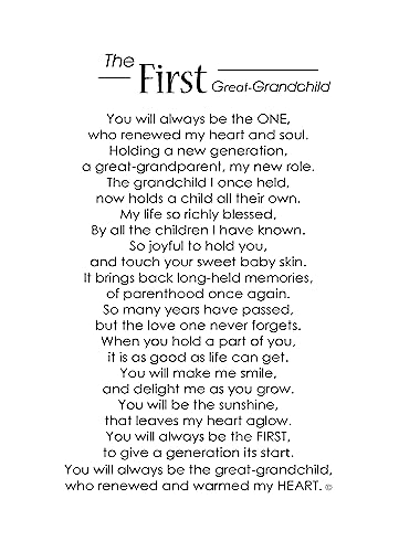 The Grandparent Gift Co First Great-Grandchild Photo Frame 1