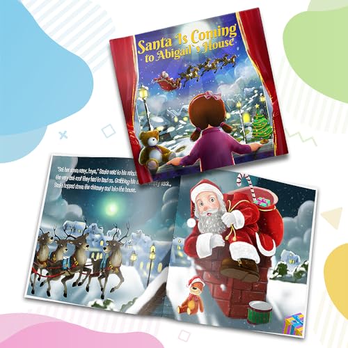 Personalized Story Book - Santa is Coming for Kids Aged 0-8