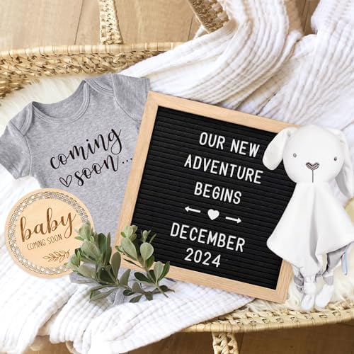 Blinking Stars Baby Coming Soon Announcement Set