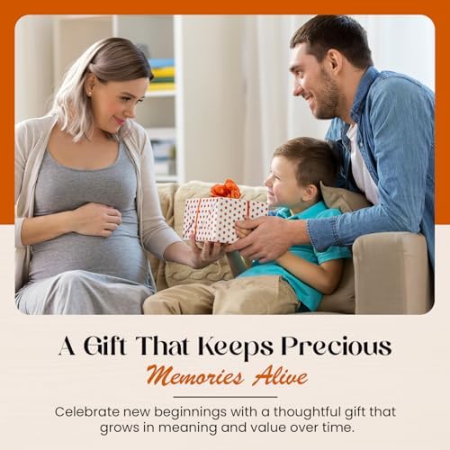 YelloIris White Ultrasound Sonogram Frame with Countdown Tiles