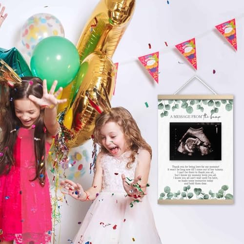 Classic Greenery Baby Shower Decorations Keepsake Frame
