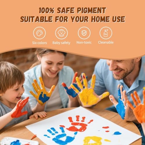 VidwanHome Family Handprint Kit - DIY Keepsake Frame 1