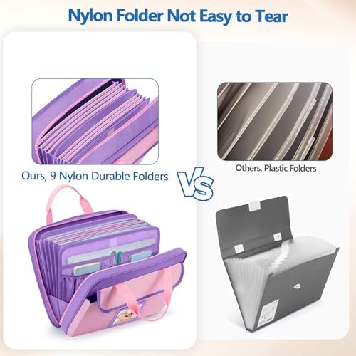 GRAOSO Baby File Organizer with Customized Photo and Name Areas 1