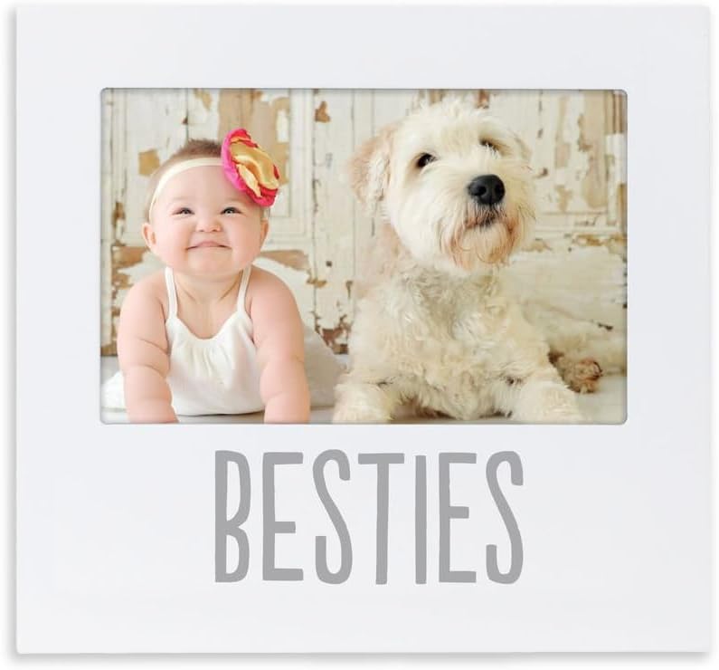 Pearhead Bestie and Baby Keepsake Frame White 1