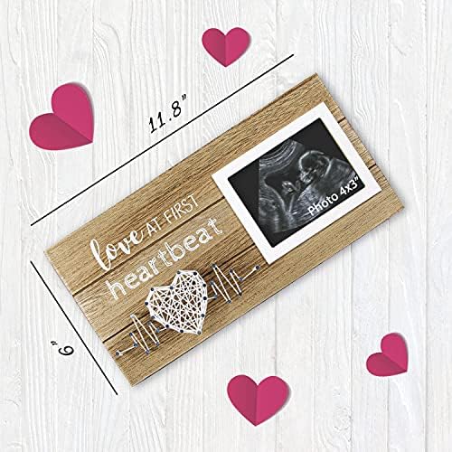 VILIGHT Pregnancy Announcement Sonogram Frame - 4 x 3 Ultrasound Photo Display