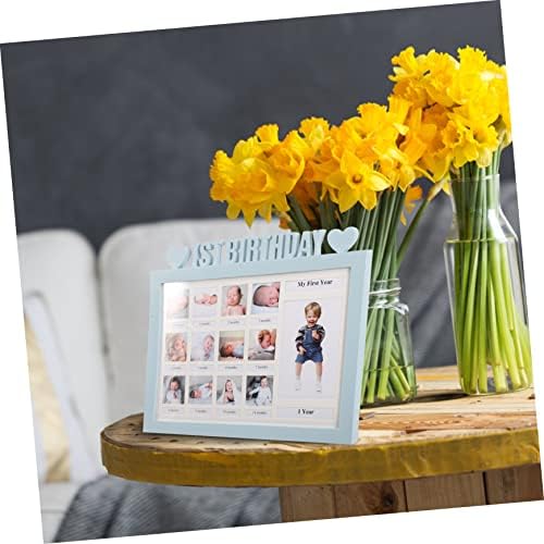 Birthday Photo Frame for Boys Milestone Growth Organizer
