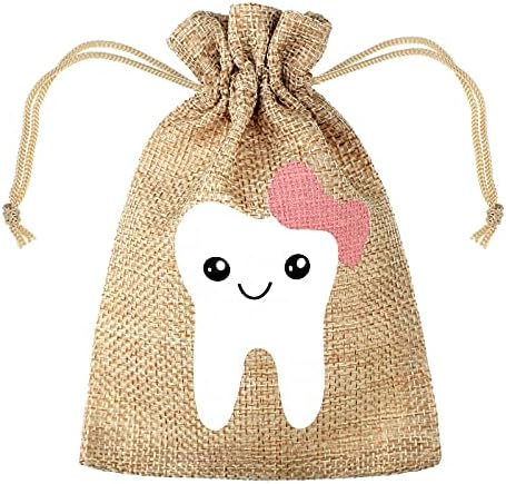 Shappy Pink Tooth Fairy Bag with Drawstring