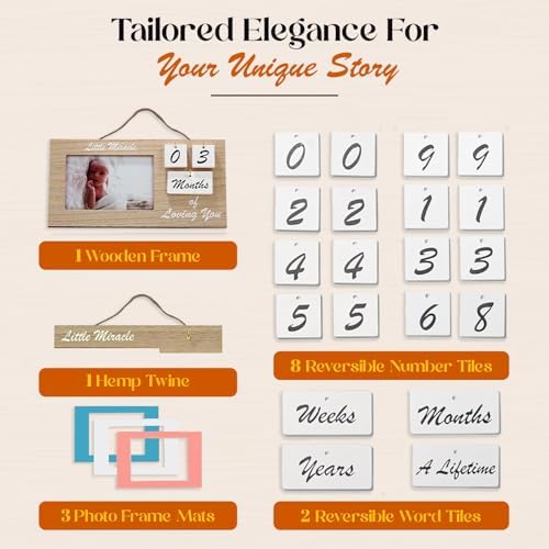 YelloIris Brown Ultrasound Keepsake Frame