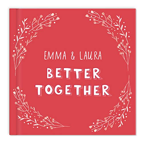Personalized Book of Us for Couples - Custom Names Photo