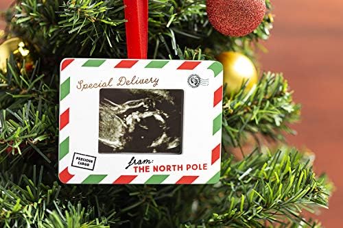 Pearhead Special Delivery Sonogram Ornament Pack of 2