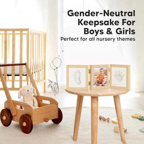 KeaBabies Baby Hand Footprint Kit - Gender Neutral Keepsake Frame