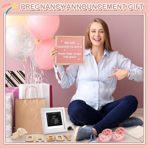 Canlierr 9 Pcs Pregnancy Announcement Set 1