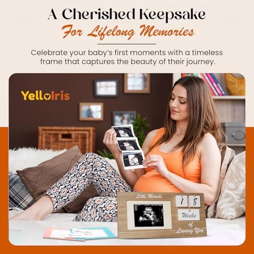 YelloIris Brown Ultrasound Keepsake Frame