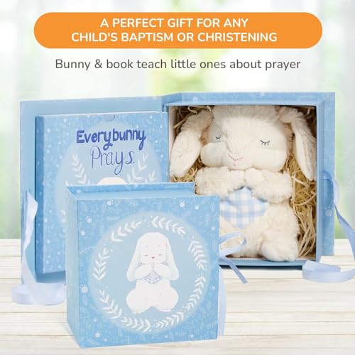 Tickle Main Praying Musical Bunny - Baptism Gift for Boys