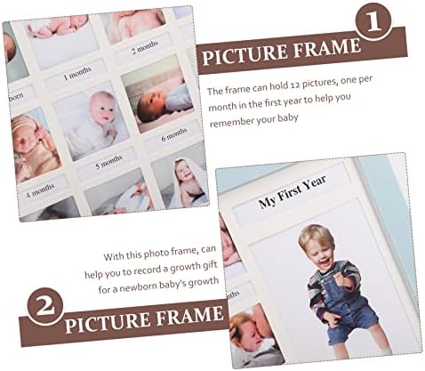 Birthday Photo Frame for Boys Milestone Growth Organizer