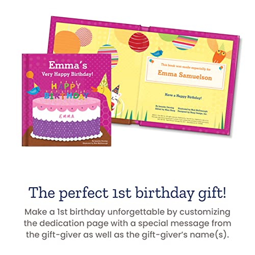 Babys First Birthday Personalized Book for Girls 1