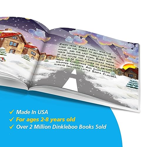 Personalized Story Book by Dinkleboo - Saving Christmas for Kids 0-8
