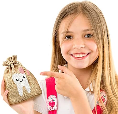 Shappy Pink Tooth Fairy Bag with Drawstring