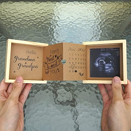 Hamuiers Pregnancy Announcement Wooden Keepsake Box