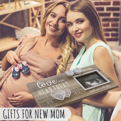 EURSET Baby Countdown Ultrasound Picture Frame - 4x3 Keepsake