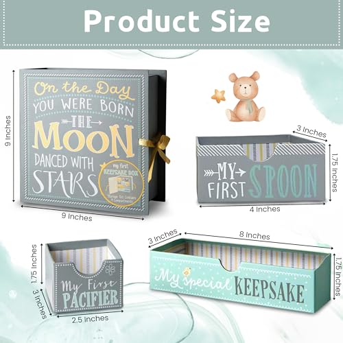 Votum Baby Keepsake Box - Moon Stars 9 Compartments