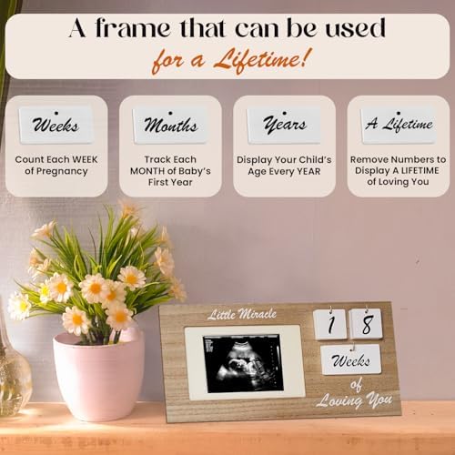 YelloIris Brown Ultrasound Keepsake Frame