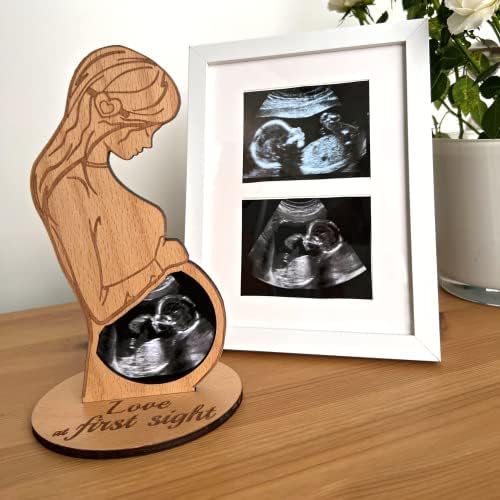 Hearts Sign Sonogram Frame Bundle - Unique Baby Keepsake