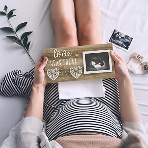 EURSET Baby Ultrasound Picture Frame - Keepsake Gift for Pregnancy Announcements