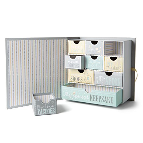 Votum Baby Keepsake Box - Moon Stars 9 Compartments