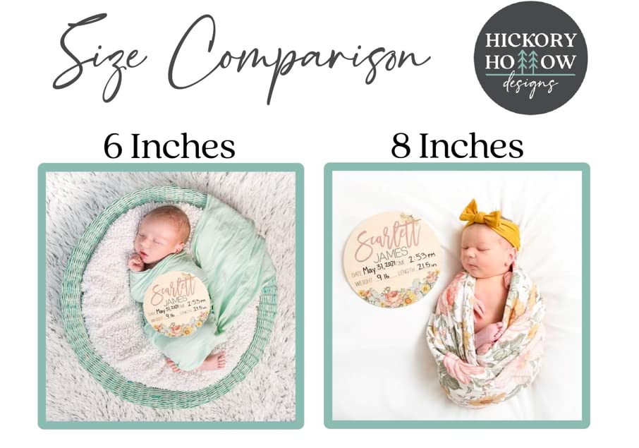 Birth Stat Sign Personalized for Newborn Baby Sage