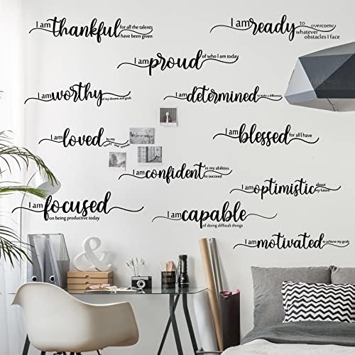 Epakh 2 Sheet Positive Inspirational Wall Decals