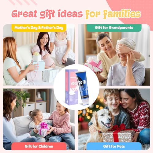 Nabance Safe Baby Footprint Ink Paint for DIY Keepsakes