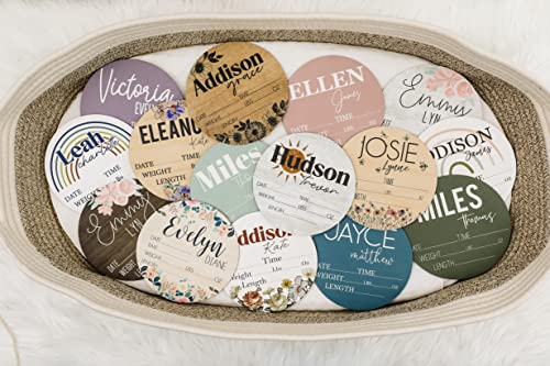 Birth Stat Sign Personalized for Newborn Baby Sage