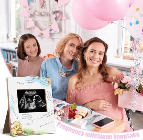 Winnie Baby Shower Ultrasound Photo Frame