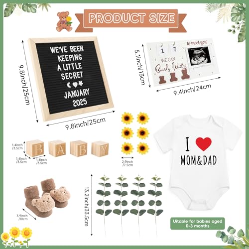 OFUSUY 11 Pcs Pregnancy Announcement Set 1