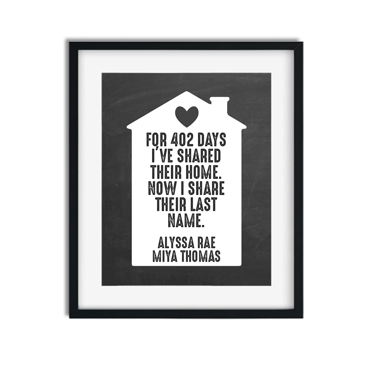 Canary Road Adoption Print Gotcha Day Plaque