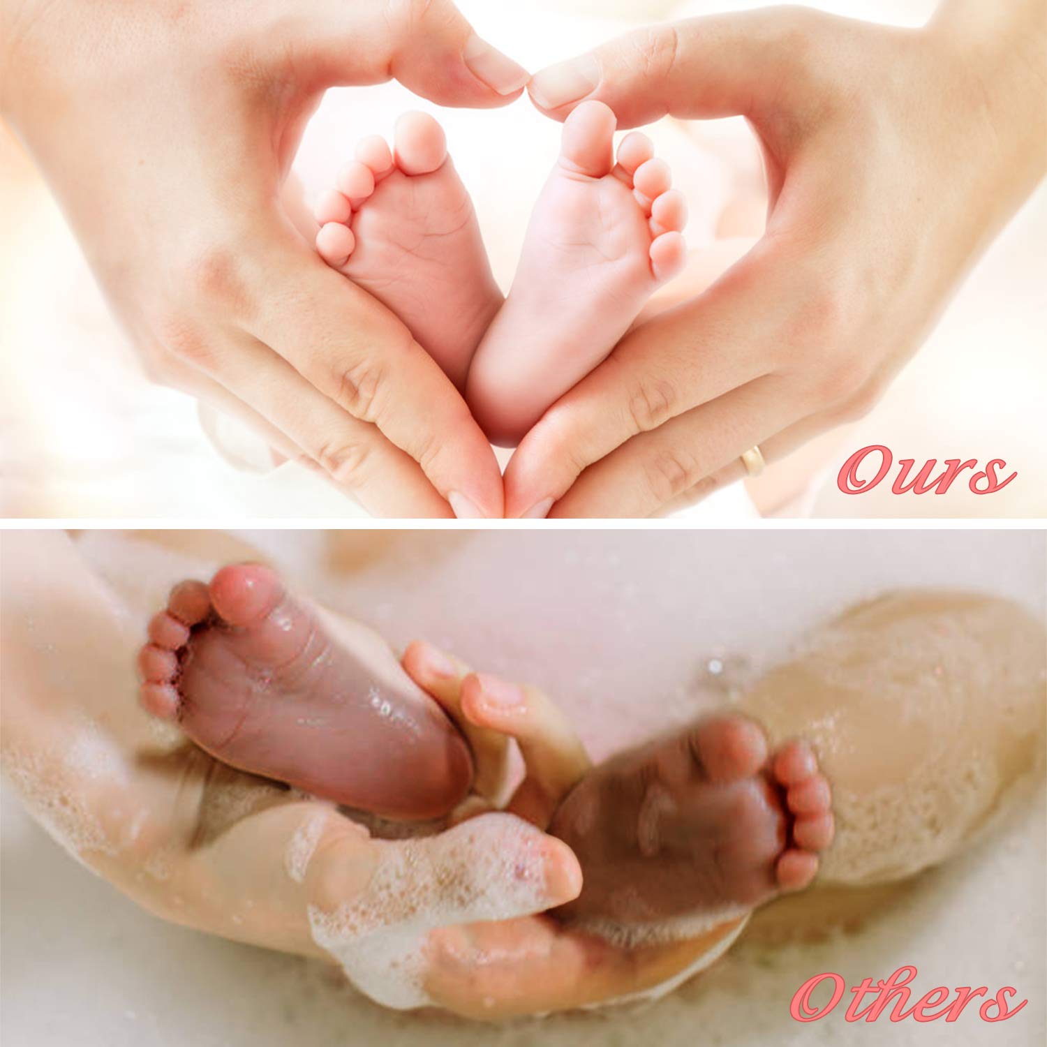 MengNi Inkless Hand Footprint Kit - Safe Easy for Baby Pets