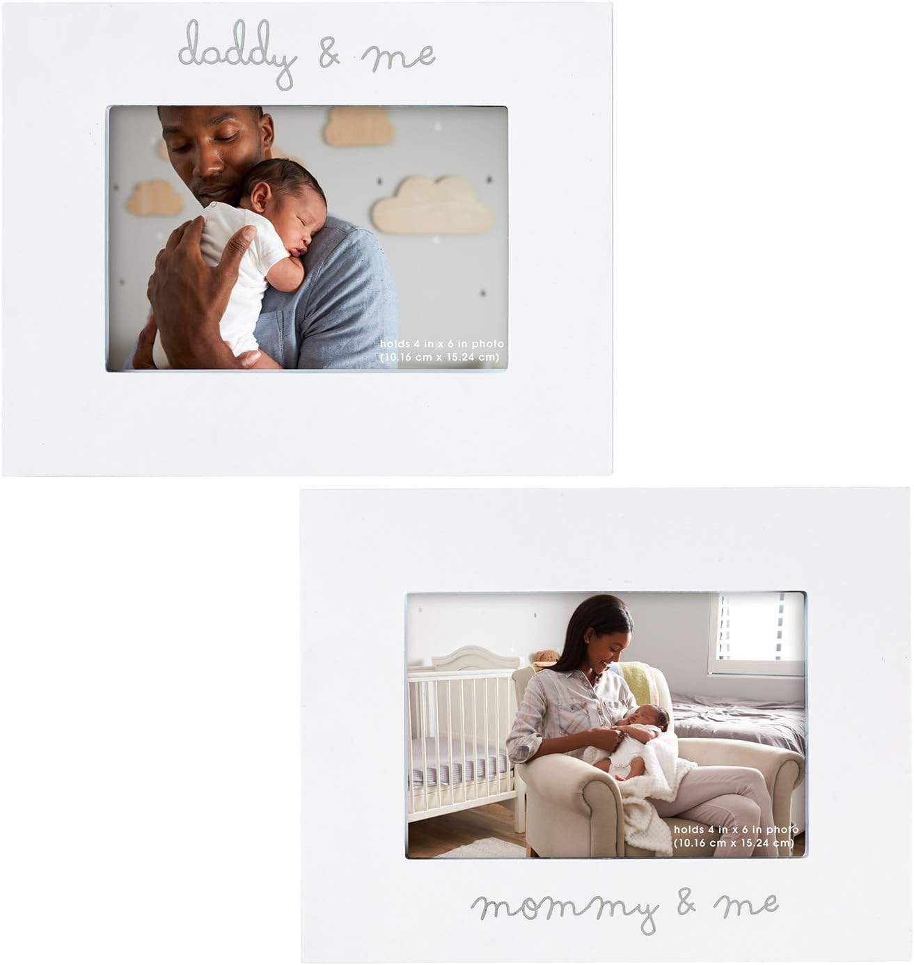 CR Gibson Mommy and Me Baby Photo Frame Set
