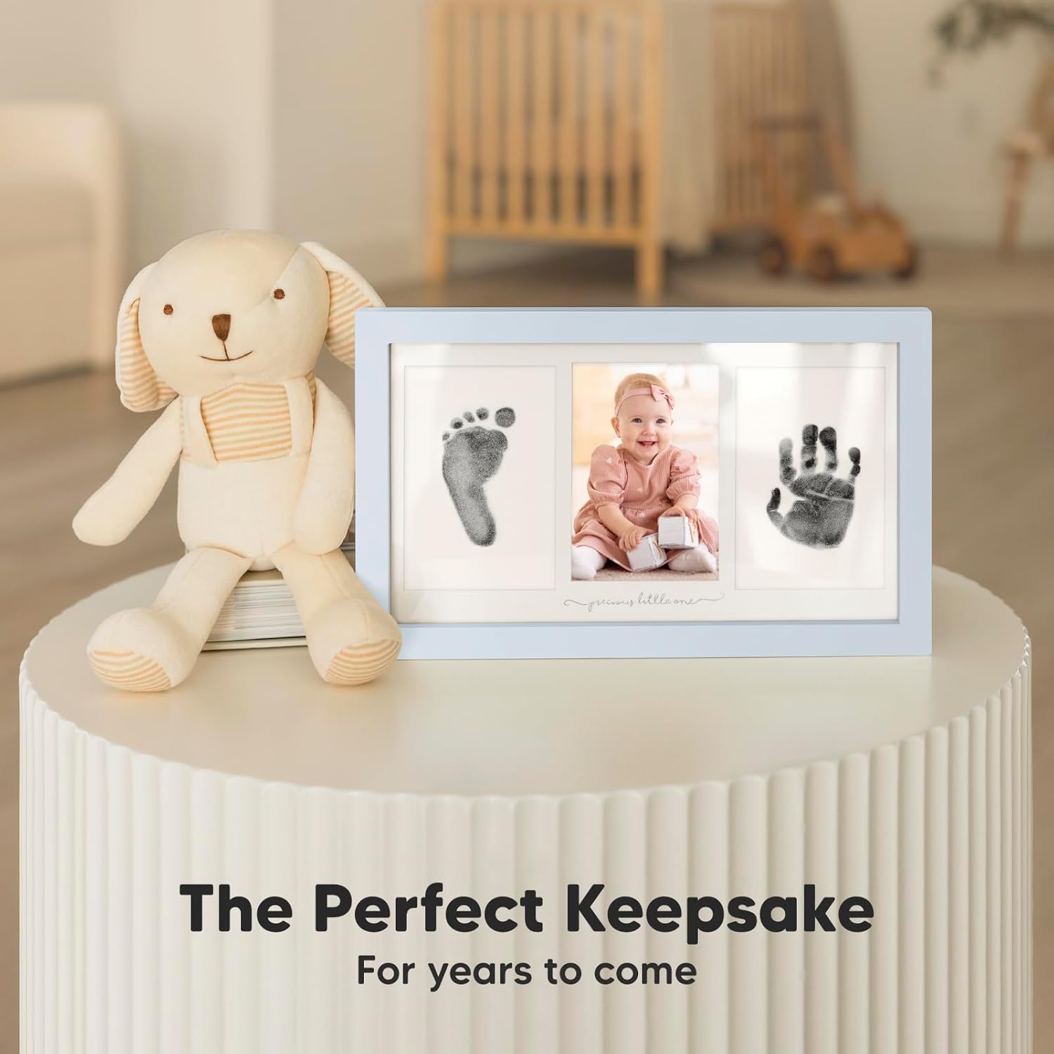 KeaBabies Inkless Hand Footprint Kit - Mist Blue