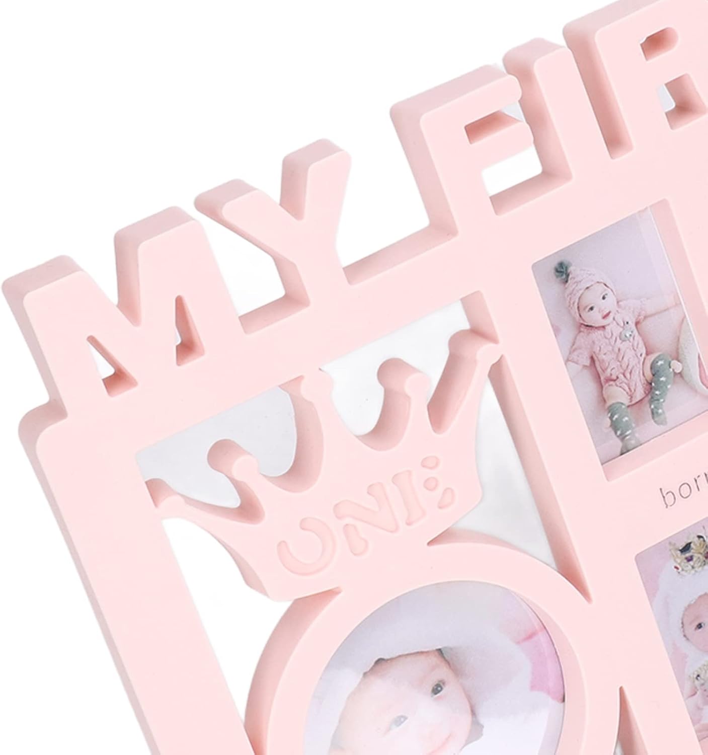 Walfront My First Year Baby Photo Frame Set - 12 Month Growth Display