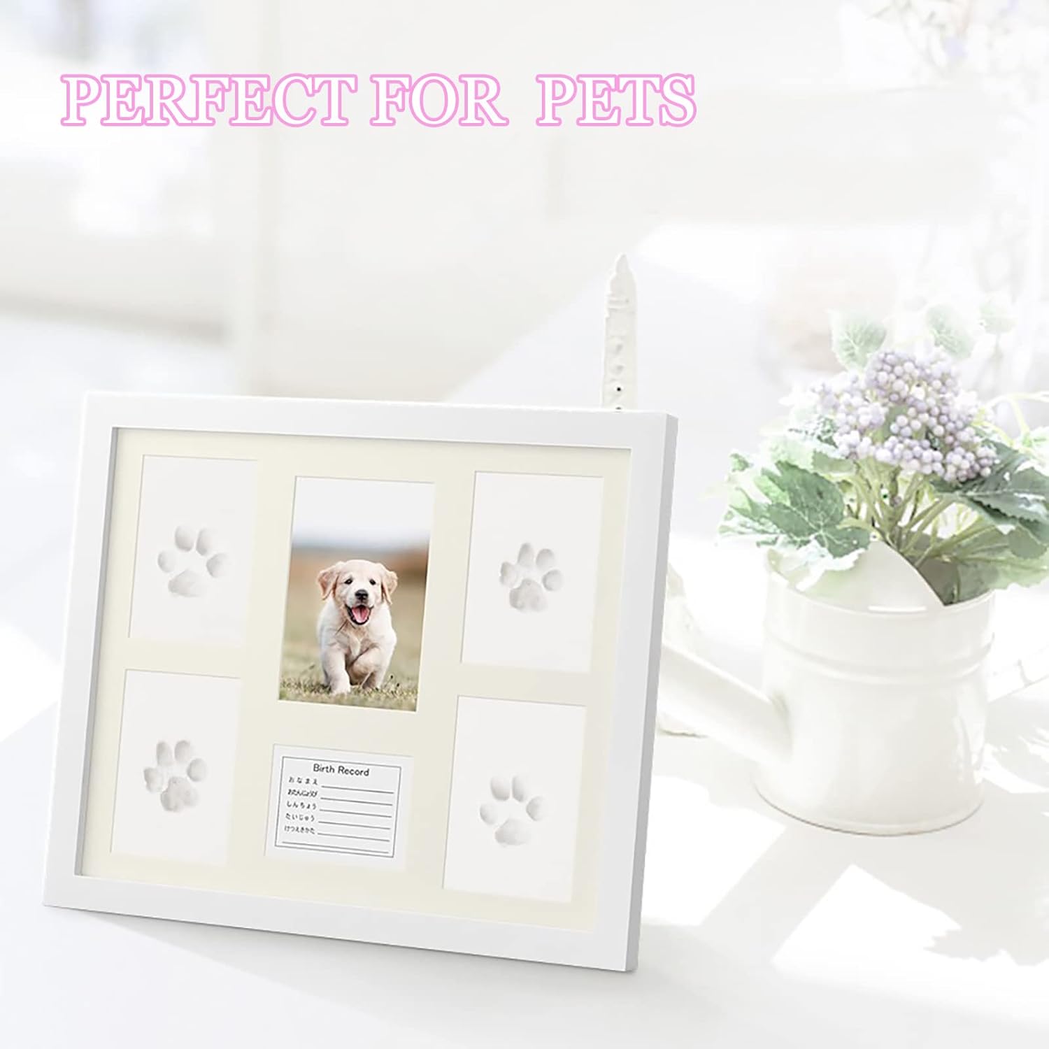 MICKYU Baby Hand and Footprint Kit - Personalized Keepsake Frame