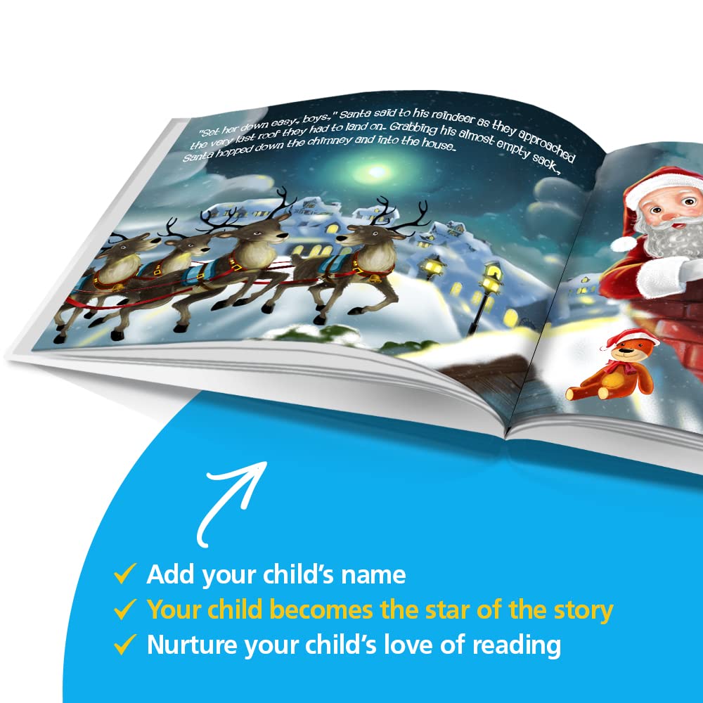 Personalized Story Book - Santa is Coming for Kids Aged 0-8