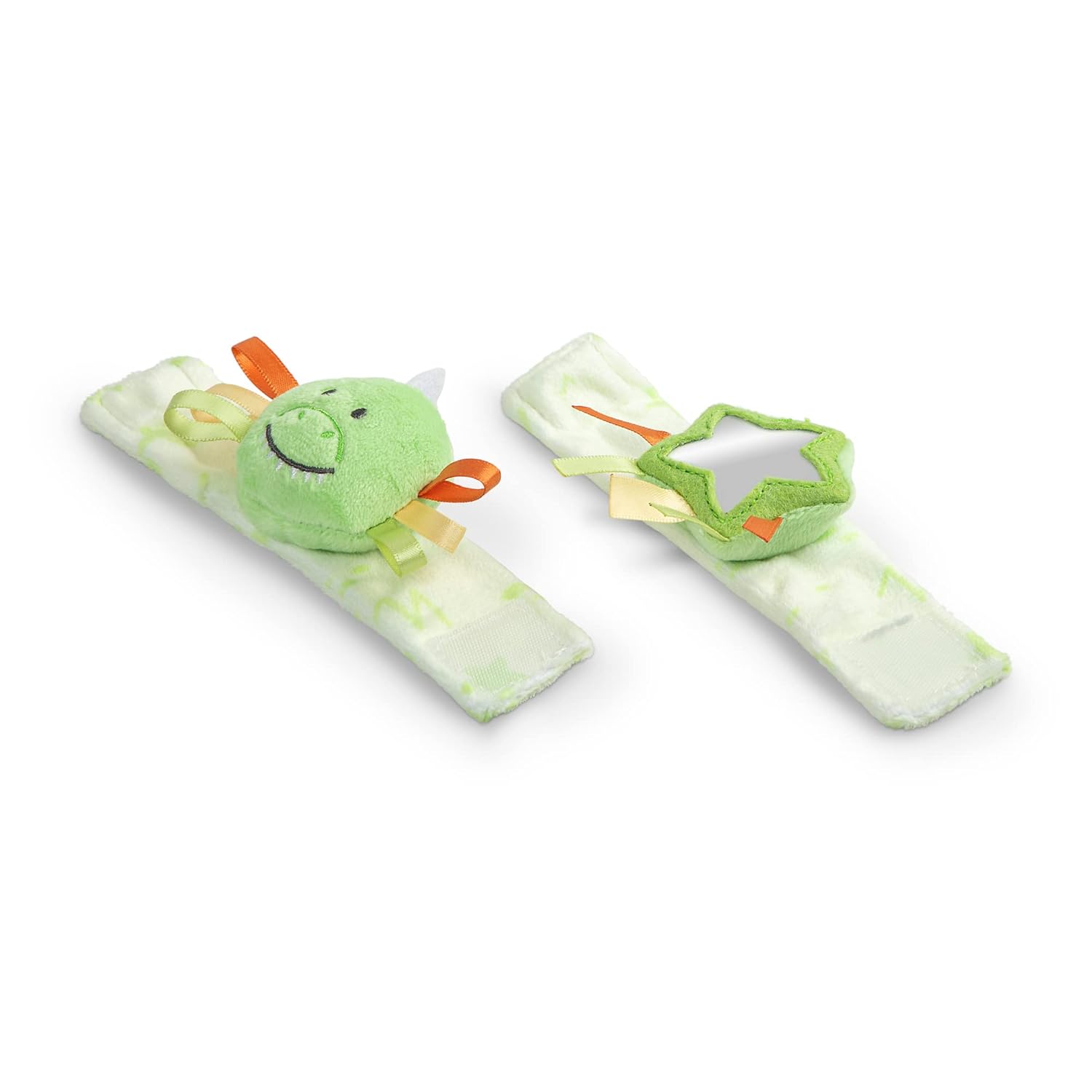 DEMDACO Unicorn Wrist Rattle and Mirror Toy